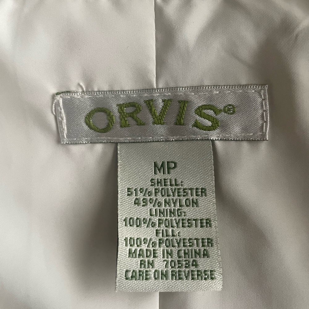 Orvis Women's Ivory Insulated Quilted Jacket Size MP - Picture 4 of 11